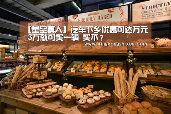 【星空真人】汽车下乡优惠可达万元 3万就可买一辆 买不?(图3) 星空视讯